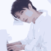 Hua Chenyu Stare GIF - Hua Chenyu Stare Piano GIFs