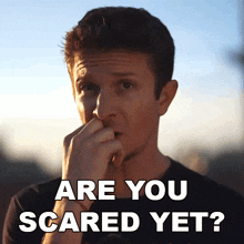 Are You Scared Yet Wren Weichman GIF - Are You Scared Yet Wren Weichman Corridor Crew GIFs