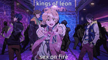 kings of leon sex on fire anime dance anime dance