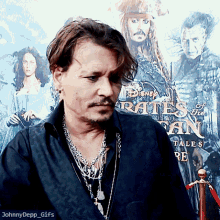 Johnny Depp Red Carpet GIF - Johnny Depp Red Carpet Pirates Of The Carribean GIFs