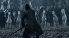 Game Of Thrones Jon Snow GIF - Game Of Thrones Jon Snow Battle Of The Bastards GIFs