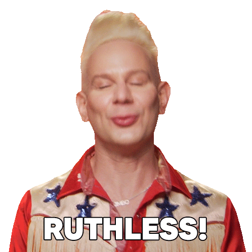 Ruthless Jimbo Sticker - Ruthless Jimbo Rupaul’s Drag Race All Stars Stickers
