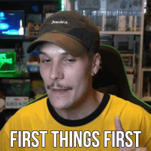 First Things First Jared GIF - First Things First Jared Thegamersjoint GIFs