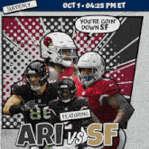 San Francisco 49ers Vs. Arizona Cardinals Pre Game GIF