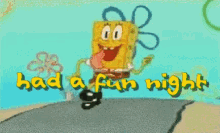 Had A Fun Night Spongebob GIF - Had A Fun Night Spongebob Walking GIFs