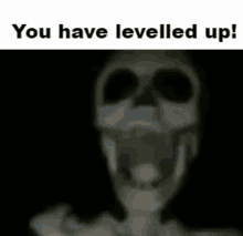 Level Up Levelled Up GIF - Level Up Levelled Up Skeleton GIFs