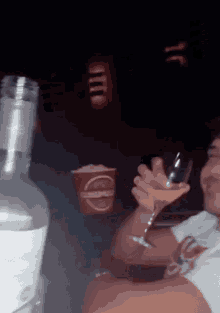 Lucas Viana Drink GIF - Lucas Viana Drink Wine GIFs