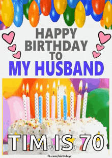 Happy Birthday Husband GIF