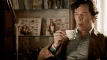 Sherlock Benedict Cumberbatch GIF - Sherlock Benedict Cumberbatch Tea GIFs