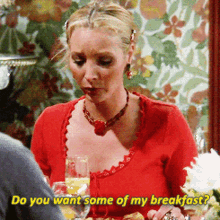Friends Phoebe Buffay GIF - Friends Phoebe Buffay Do You Want Some Of My Breakfast GIFs