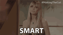Smart Heidi Klum GIF - Smart Heidi Klum Making The Cut GIFs