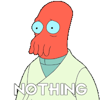 Nothing Zoidberg Sticker - Nothing Zoidberg Billy West Stickers
