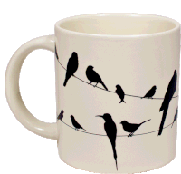 Birds Mug Sticker - Birds Mug Colorful Stickers