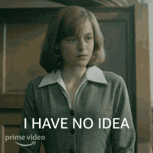 I Have No Idea Younger Marion GIF - I Have No Idea Younger Marion Emma Corrin GIFs