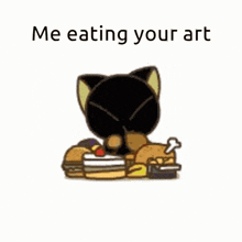 Me Eating Your Art The Legend Of Hei GIF - Me Eating Your Art The Legend Of Hei Legend Of Hei GIFs