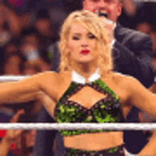 Salute Lacey Evans GIF - Salute Lacey Evans Wwe GIFs