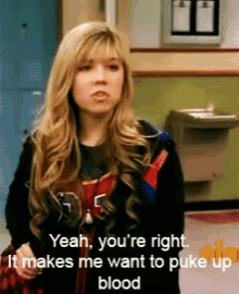puke disgusted sam puckett icarly jennette mccurdy
