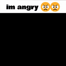a yellow rubber duck with an angry face and the words " im angry " above it