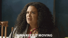 Imma Keep It Moving And Keep My Plants Watered Mavis Beaumont GIF - Imma Keep It Moving And Keep My Plants Watered Mavis Beaumont Michelle Buteau GIFs