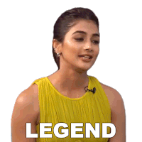 Legend Pooja Hedge Sticker - Legend Pooja Hedge Pinkvilla Stickers