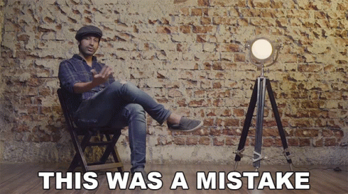 This Was A Mistake Kanan Gill GIF - This Was A Mistake Kanan Gill Mistakes Were Made GIFs