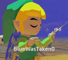 Toon Link Bluewastaken0 GIF - Toon Link Bluewastaken0 The Legend Of Zelda Wind Waker GIFs