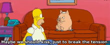 Kiss GIF - The Simpsons Homer Simpson We Should Kiss GIFs
