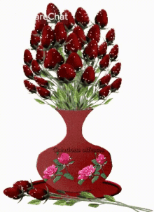 फूलोंकागुलदस्ता गुलाब GIF - फूलोंकागुलदस्ता गुलाब Vase GIFs