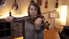 Playing Violin Taylor Davis GIF - Playing Violin Taylor Davis Violinist GIFs