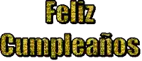 the word feliz is written in gold letters