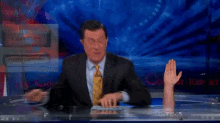 Woohoo GIF - Highfive Stephen Colbert The Late Night GIFs