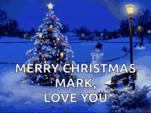 Snowman Christmas Tree GIF - Snowman Christmas Tree Love You GIFs