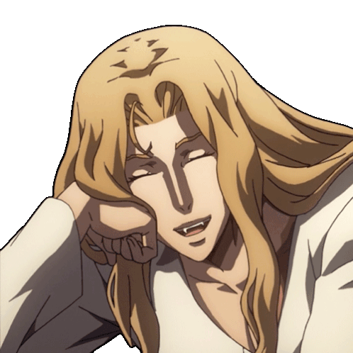 Laughing Alucard Sticker - Laughing Alucard Castlevania Stickers