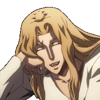 Laughing Alucard Sticker - Laughing Alucard Castlevania Stickers