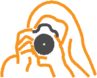 a cartoon drawing of a person covering their face with their hand