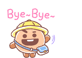 Bt21 Bye Bye Sticker - Bt21 Bye Bye Waving Stickers