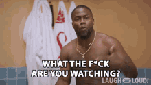 what the heck are you watching kevin hart cold as balls what are you seeing what is that