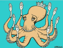 章鱼 八爪鱼 招手 搞笑 GIF - Octopus Funny Wave Hand GIFs