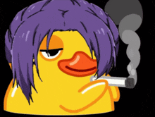 Smoking Duck Rinbachism GIF - Smoking Duck Rinbachism Reo Mikage GIFs