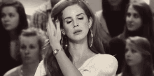 Lana Del Rey Hair Flip GIF - Lana Del Rey Hair Flip Eye Roll GIFs