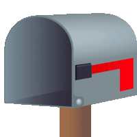Open Mailbox With Lowered Flag Objects Sticker - Open Mailbox With Lowered Flag Objects Joypixels Stickers
