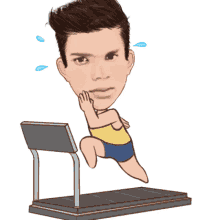 santosh dawar sweat getting fit treadmill run