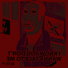 a cartoon drawing of a man with a beard and the name tupac on the top