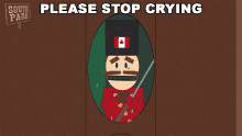 please stop crying prime ministers doorman south park s7e15 christmas in canada