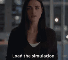 Lena Luthor Katie Mcgrath GIF - Lena Luthor Katie Mcgrath Load The Simulation GIFs
