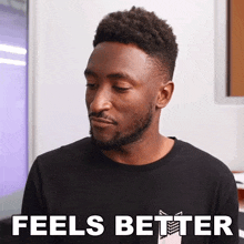 Feels Better Marques Brownlee GIF - Feels Better Marques Brownlee It'S More Comfortable GIFs