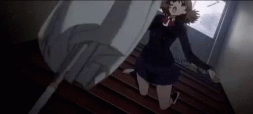 anime falling gif