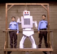 Sex Robot Hanging GIF - Sex Robot Hanging Hes Made Of Sex GIFs