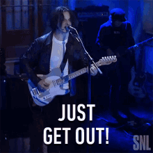 Just Get Out Jack White GIF - Just Get Out Jack White Saturday Night Live GIFs