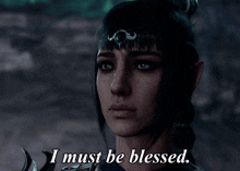 I Must Be Blessed Shar GIF - I Must Be Blessed Shar Shadowheart GIFs